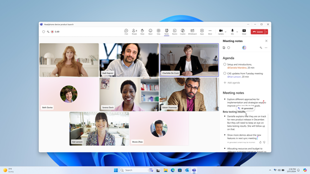 Facilitator agent takes notes in Microsoft Teams meetings and chats