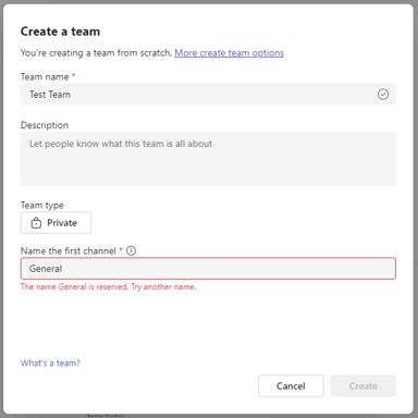 No more general channel in Microsoft Teams | ChangePilot for Microsoft 365 