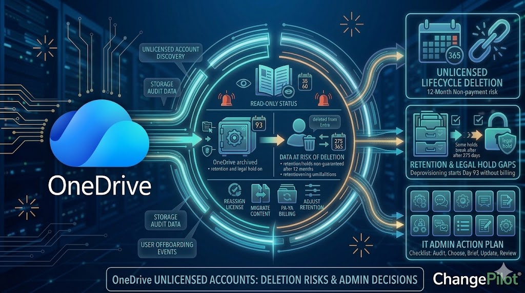 MC1381110 retention enforcement for unlicensed OneDrive accounts